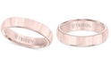 Triton Domed Comfort Fit Band in Rose Tungsten Carbide